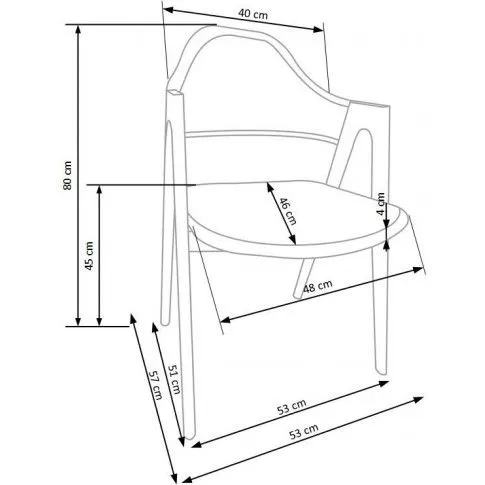 Szczegółowe zdjęcie nr 4 produktu Szare tapicerowane krzesło nieobrotowe do biurka - Hamo 2X