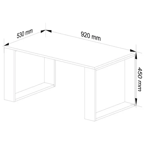 Wymiary stolika Elefod 3X