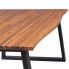 Szczegółowe zdjęcie nr 4 produktu Jadalniany stół z akacji Raxin – brązowy 