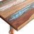 Struktura blatu stołu z drewna odzyskanego z bliska