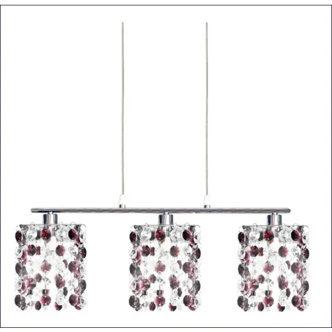 Potrójna lampa D215 Klea burgund