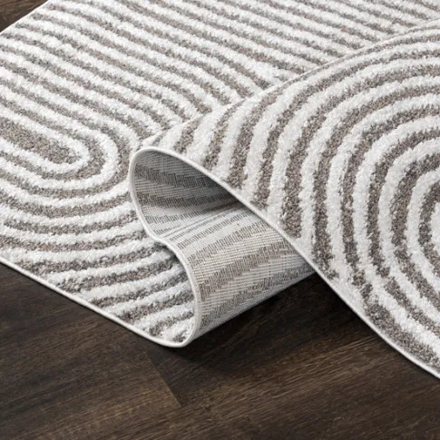 stylowy bezowy minimalistyczny dywan Denoli 6X