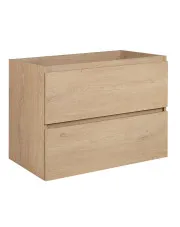 Szafka łazienkowa podwieszana jasny dąb 80 cm - Rilexo 12X w sklepie Edinos.pl