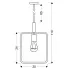  Wymiary lampy D222-Fevi