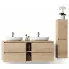 4-elementowy komplet mebli łazienkowych jasny dąb Bruno 17X