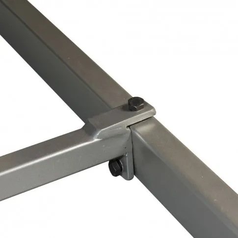 Szare nogi stolika industrialnego Varel 