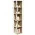 Szczegółowe zdjęcie nr 5 produktu Narożny regał słupek dąb sonoma - Valero
