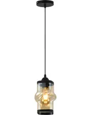 Czarna wisząca lampa sufitowa - M032 - Antlia w sklepie Edinos.pl