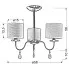 Wymiary lampy wiszącej D228-Maveso