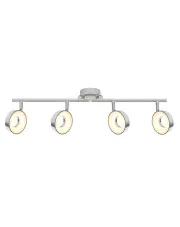 Srebrna regulowana lampa sufitowa - D233-Ferella w sklepie Edinos.pl