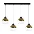 Nowoczesna czarna nowoczesna lampa wisząca D239-Gris