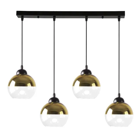 Nowoczesna czarna nowoczesna lampa wisząca D239-Gris