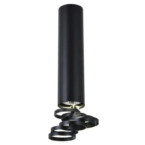 Czarna lampa sufitowa D242-Exin