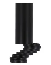 Czarna metalowa lampa sufitowa - D241-Exin w sklepie Edinos.pl