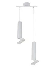 Biała podwójna lampa wisząca - D243-Exin w sklepie Edinos.pl