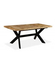  Stół z drewna mango Kalis 5X – jasnobrązowy  w sklepie Edinos.pl