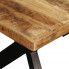 Szczegółowe zdjęcie nr 11 produktu Prostokątny stół z drewna mango w stylu loft  Kalis 5X – jasnobrązowy 