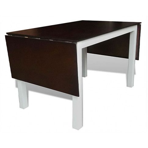 Fotografia Rozkładany stół Gavin 3V 190 cm - biało-brązowy z kategorii Stoły