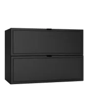 Wisząca szafka pod umywalkę czarny groszek 80 cm - Froser 11X w sklepie Edinos.pl