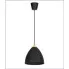 Czarna wiszaca lampa Etor M042