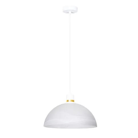 wiszaca biała lampa salonowa M045