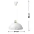 wymiary lampy nad stol M046