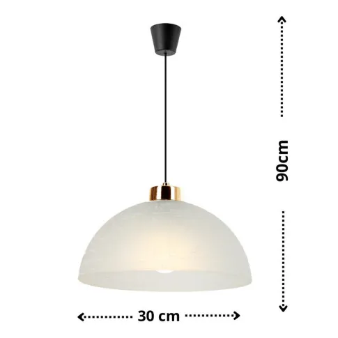 wymiary lampy wiszacej salonowa Ilva M052