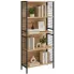 Regał drewno metal w stylu loft dąb sonoma - Helior 3X