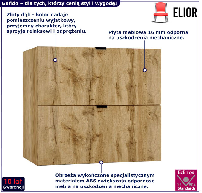 Szafka łazienkowa 60cm Olia 10X