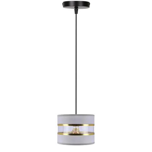 Szara lampa wiszaca D253 Gronis