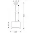 wymiary lampy D253 Gronis