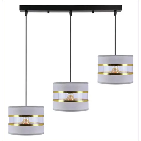 Szara nowoczesna lampa wisząca D255-Gronis