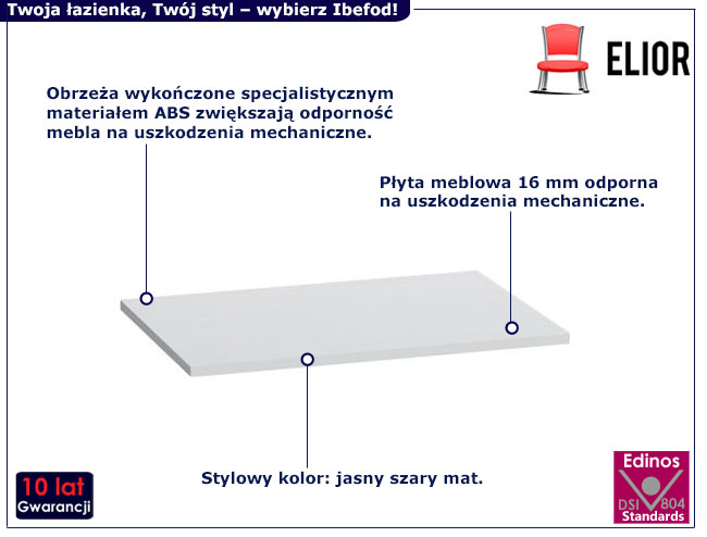 Blat łazienkowy 60 cm Argo 4X