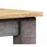 Szczegółowe zdjęcie nr 5 produktu Rustykalny stół Warlox - popielato-złocisty