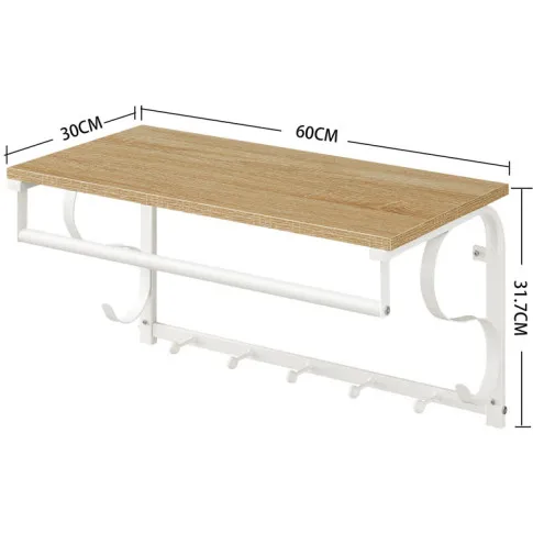 wymiary metalowego wieszaka do przedpokoju z polka jorkis 12x