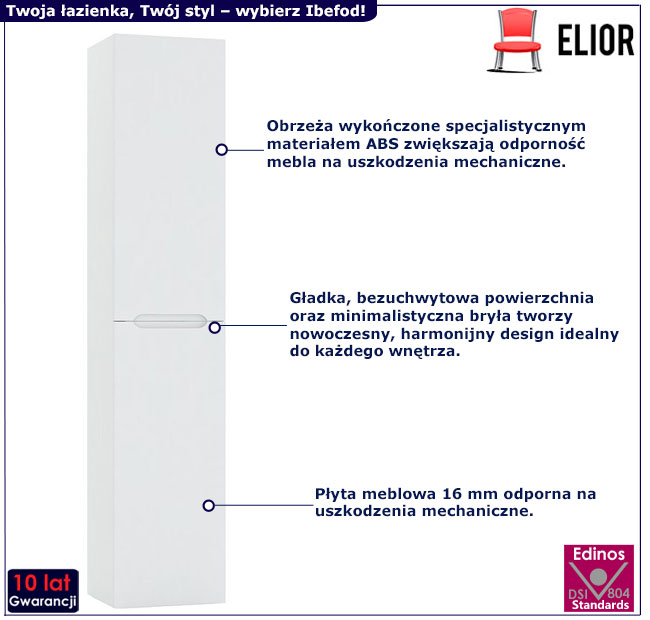 Słupek łazienkowy Ibefod 12X