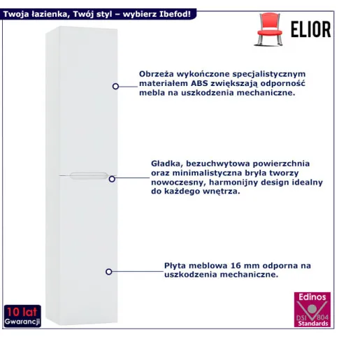 Podwieszany słupek do łazienki Ibefod 12X