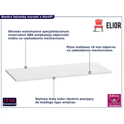 Blat 100 cm łazienkowy Hortif 6X