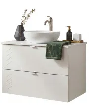 Wisząca szafka łazienkowa z szufladami 60 cm - Tiris 10X w sklepie Edinos.pl