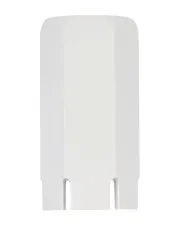 Biała minimalistyczna lampa sufitowa - D257-Zebrix w sklepie Edinos.pl