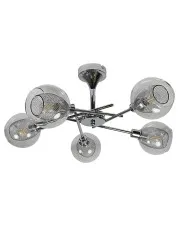 Chromowana nowoczesna lampa wisząca - D278-Gela w sklepie Edinos.pl