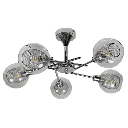 Srebrna lampa wisząca D278-Gela