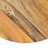Fragment stolika barowego Eldness 2X utrzymany w brązowym kolorze