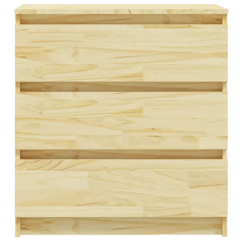 Szczegółowe zdjęcie nr 4 produktu Skandynawska komoda sosnowa z 3 szufladami - Prelude