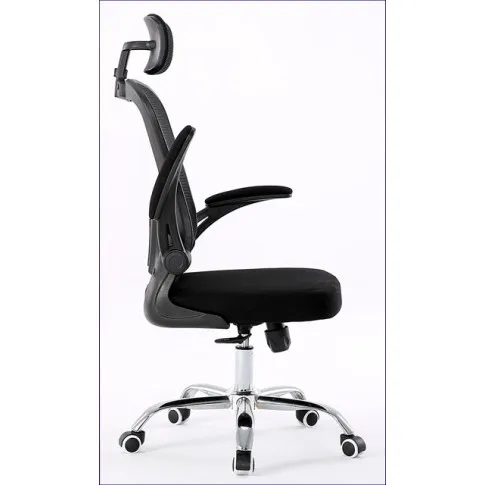 Zdjęcie ergonomiczny czarny fotel biurowy Meir | Edinos.pl