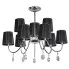 Czarna nowoczesna lampa wisząca - D263-Evra