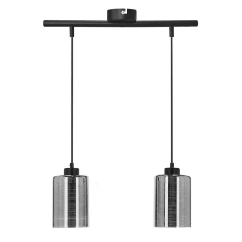 Srebrna podwójna lampa wisząca D265-Zifrel
