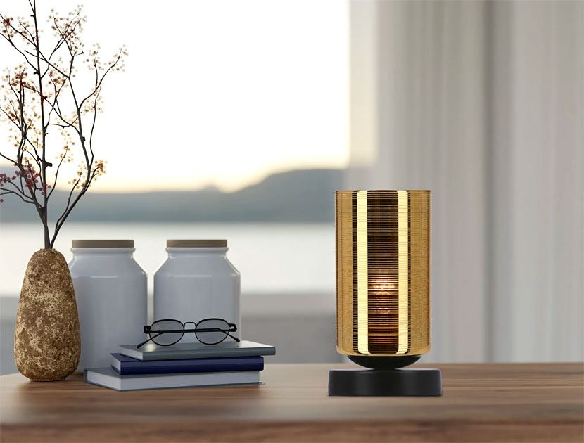 Złota nowoczesna lampa stołowa D267-Amro