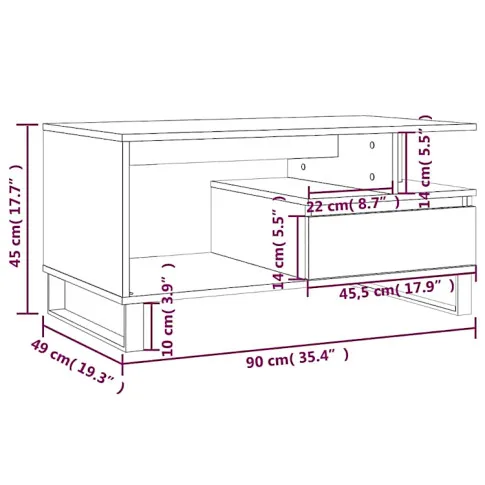 Avelis wymiary stolika kawowego