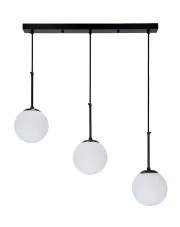Potrójna czarna lampa wisząca - D269-Seya w sklepie Edinos.pl
